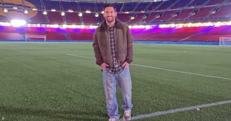 زيارة مفاجئة من ميسي لملعب برشلونة.. ورسالة مؤثرة