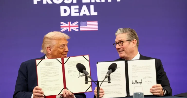 وسط مفاوضات صعبة واشنطن تعلق اتفاقية تكنولوجية مع بريطانيا