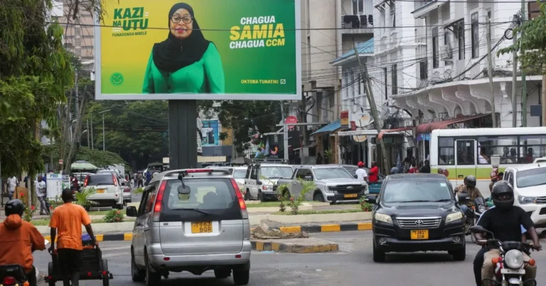 رئيسة تنزانيا تتجه لتحقيق فوز كاسح في الانتخابات