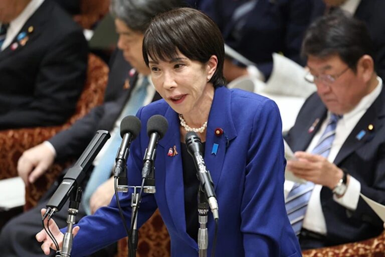 تواصل اليابان والصين الخلاف حول تصريحات تاكايشي بشأن تايوان