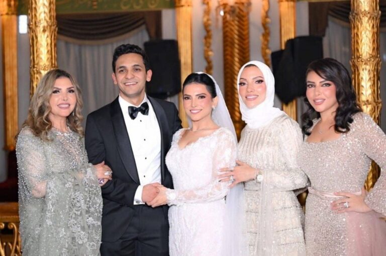 نادية مصطفى تنشر صوراً جديدة من حفل زفاف ابنتها